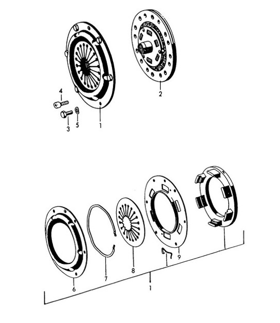 Diagram 301-000 Porsche Cayman 718C (982C) 2017>> Transmission
