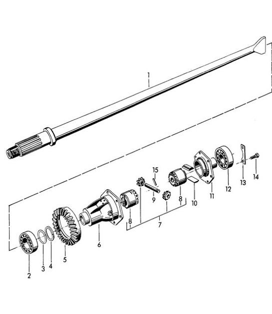 Diagram 305-000 Porsche Macan (95B) MK1 (2014-2018) Transmission