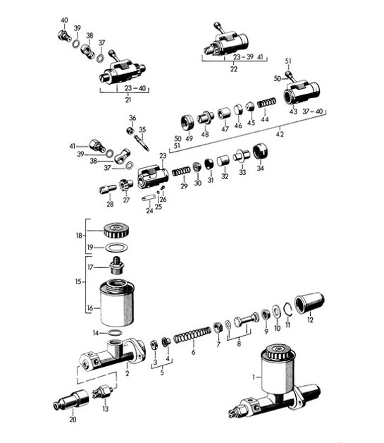 Diagram 604-000 Porsche 991 (911) MK1 2012-2016 Wheels, Brakes