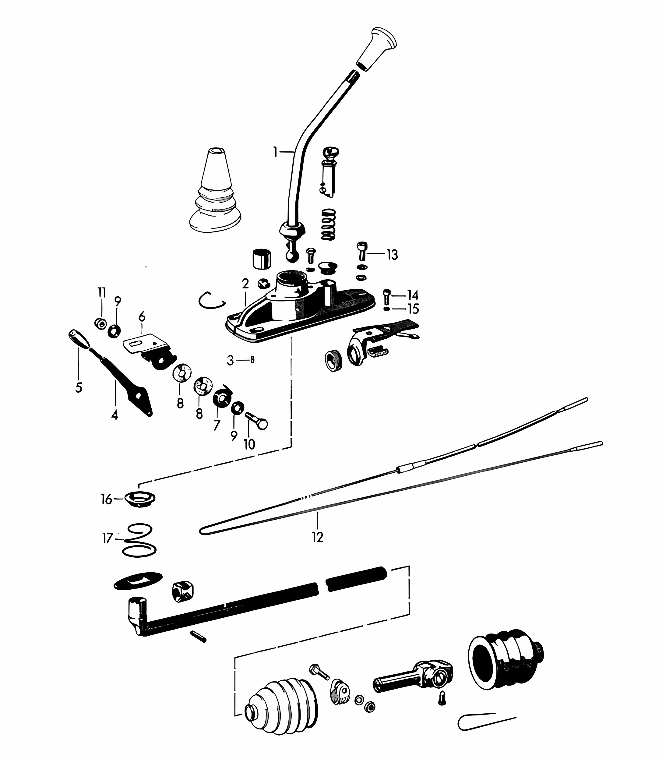 Transmission control  356C 1960-1965