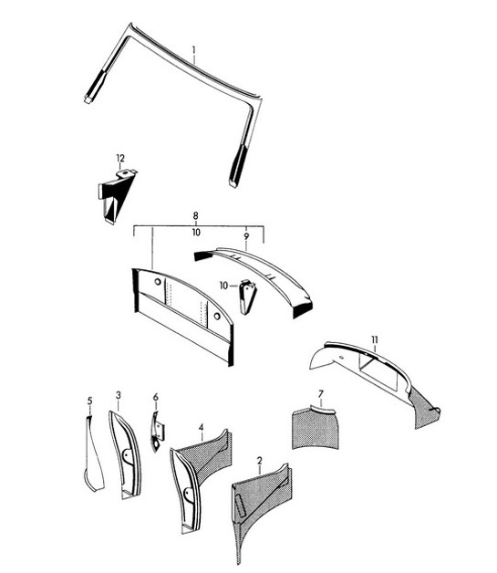 Diagram 801-020 Porsche Taycan (9J1) MK2 2024>> 