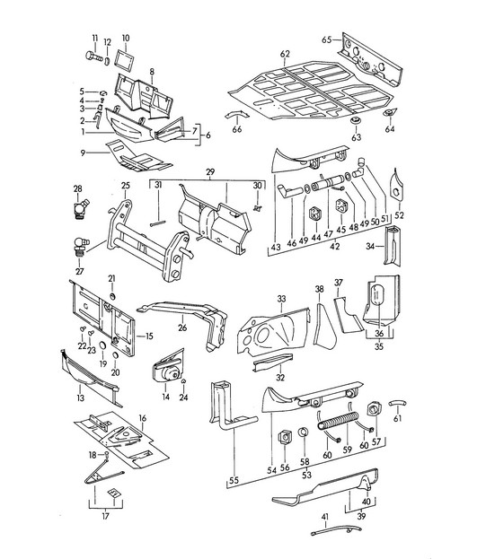 Frame / Single parts 356B / 356C 1960-1965