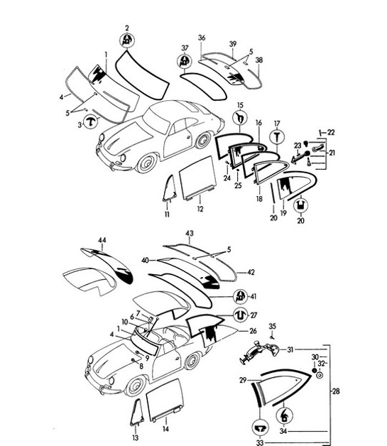Diagram 805-000 Porsche Macan (95B) MK1 (2014-2018) Body
