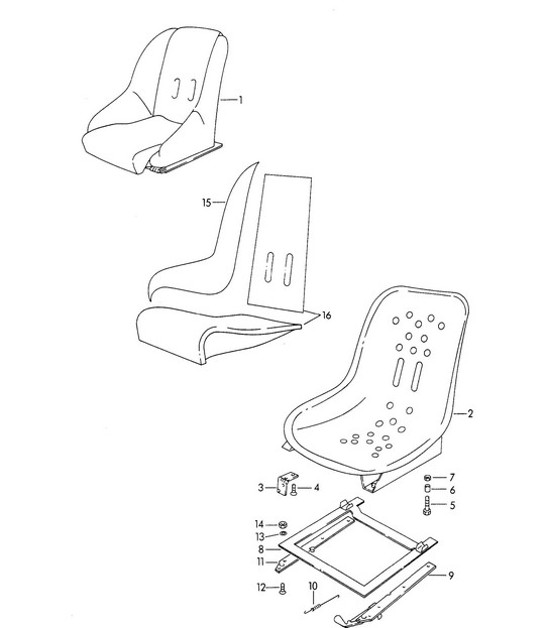 Diagram 808-020 Porsche 997 (911) MK2 2009-2012 Body