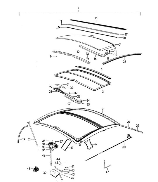 Sunroof / Electric  356B / 356C 1960-65