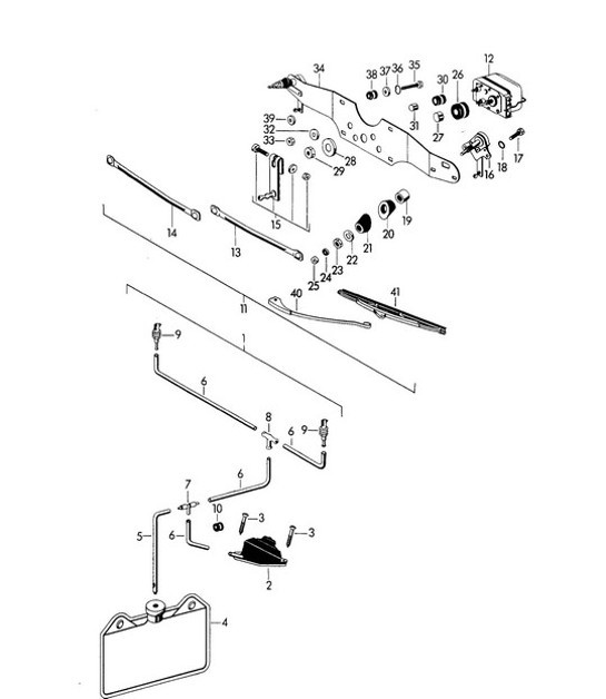 Diagram 904-000 Porsche 991 (911) MK1 2012-2016 Electrical equipment