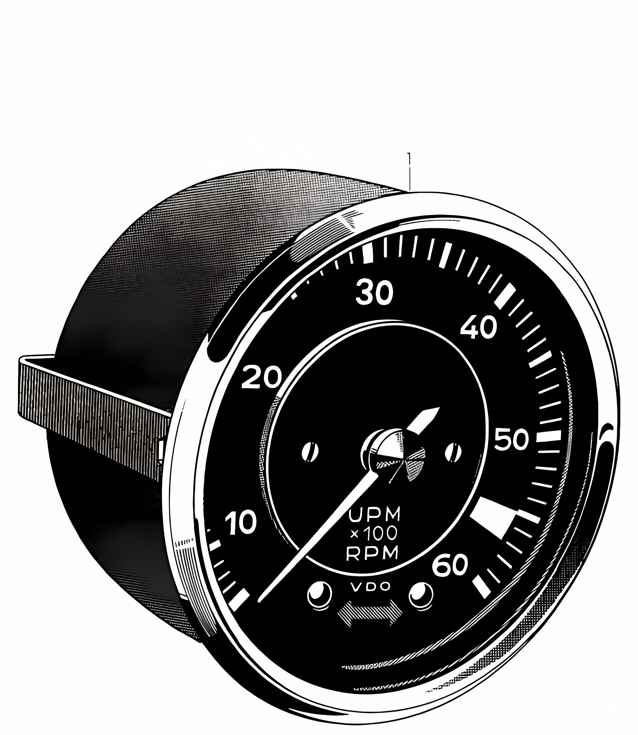 Tachometer / Electric 356B / 356C 1960-65