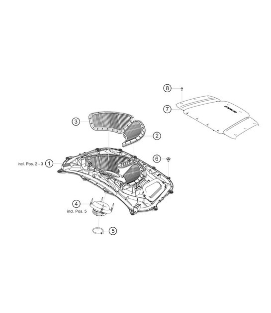 Diagram 1.1-22 Porsche Macan (95B) MK1 (2014-2018) Engine
