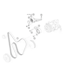 Belt drive 718 Cayman GT4 RS Clubsport 2020-2024