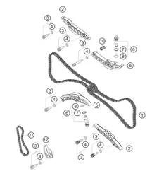 Timing chain 718 Cayman GT4 RS Clubsport 2020-2024