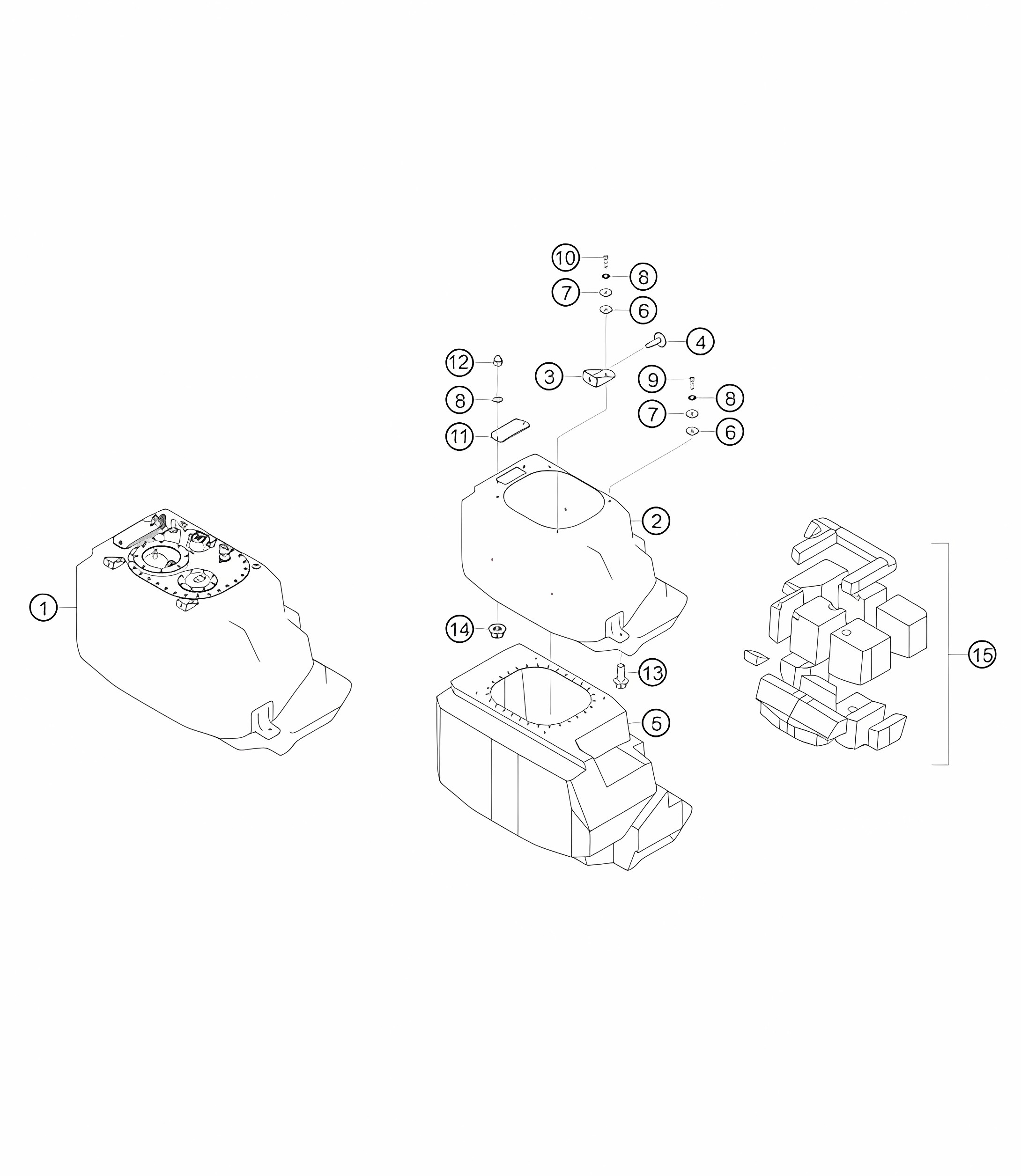 Fuel tank 115L competition 718 Cayman GT4 RS Clubsport 2020-2024