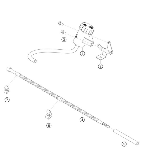 Ventilation line 718 Cayman GT4 RS Clubsport 2020-2024
