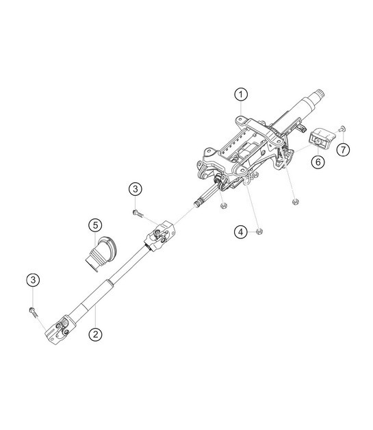 Diagram 4.4-06 Porsche 997 MKII Carrera C4 3.6L 2009-12 Front Axle, Steering 