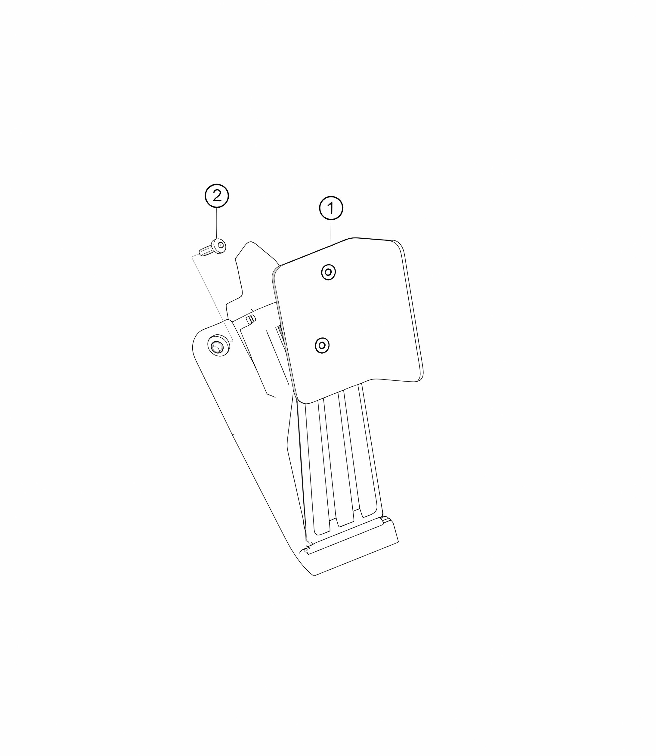Accelerator pedal 718 Cayman GT4 RS Clubsport 2020-2024