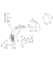 Wheel arch 718 Cayman GT4 RS Clubsport 2020-2024