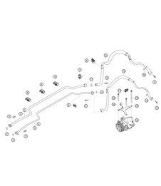 Refrigerant line and compressor 718 Cayman GT4 RS Clubsport 2020-2024
