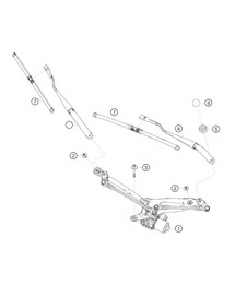 Wiper system 718 Cayman GT4 RS Clubsport 2020-2024