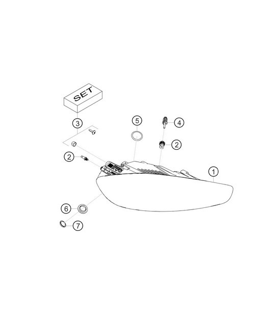 Diagram 9.9-16 Porsche 356 (1950-1965) Electrical equipment