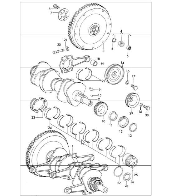 Diagram 102-00 Porsche Macan (95B) MK2 2019-2021 Engine