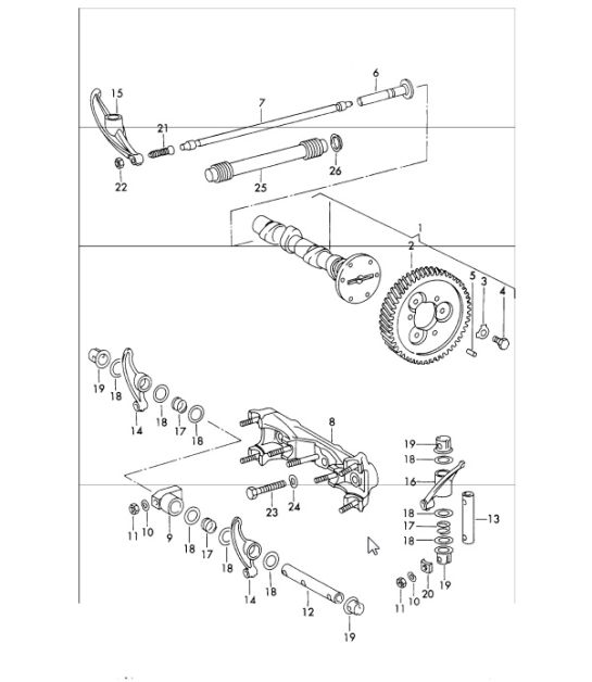 camshaft 912 1965-69