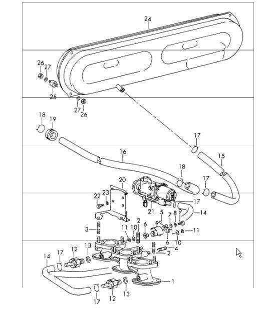Diagram 107-30 Porsche Macan (95B) MK3 2022>> Engine