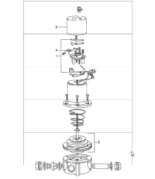 Diagram 201-20 Porsche 991 (911) MK2 2016-2019 Fuel System, Exhaust System