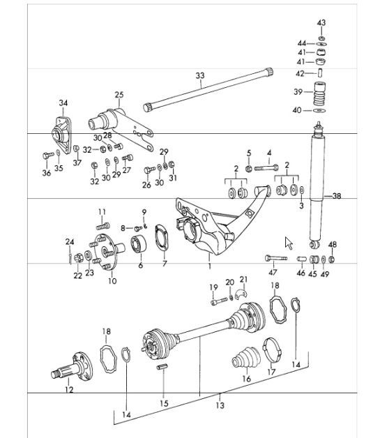 Diagram 501-05 Porsche 944 (1982-1991) 