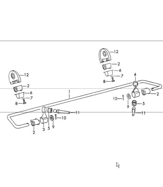 Diagram 502-00 Porsche Macan (95B) MK1 (2014-2018) Rear Axle
