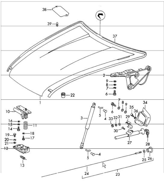 Diagram 803-00 Porsche Panamera 976 2023>> 