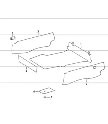 interior equipment Front 911 1965-69