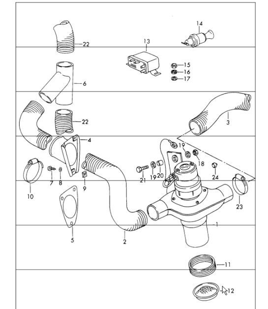 Diagram 813-05 Porsche Cayman 987C / 981C (2005-2016) Body