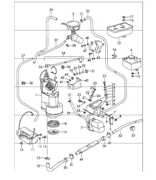 Diagram 813-20 Porsche 944 (1982-1991) 