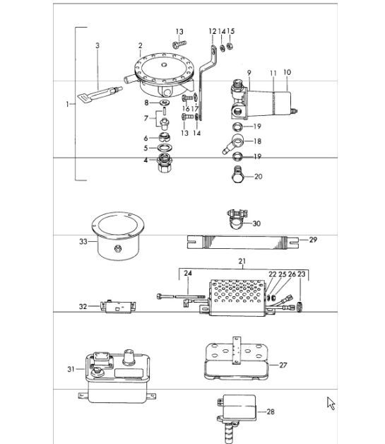 Diagram 813-40 Porsche 914 (1970-1976) Body