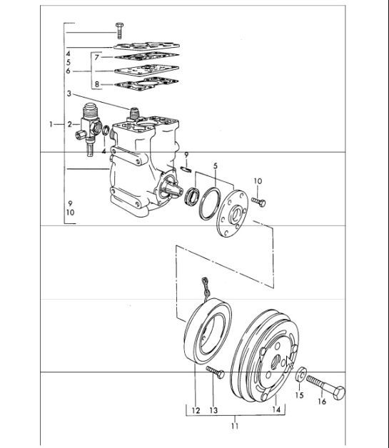 Diagram 813-55 Porsche Macan (95B) MK1 (2014-2018) Body