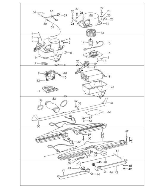 Diagram 813-75 Porsche Boxster 986 2.7L 2003-04 Body