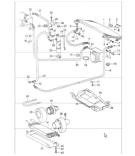 Diagram 813-90 Porsche Macan (95B) MK1 (2014-2018) Body