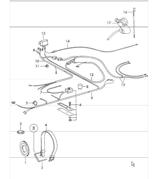 Diagram 813-95 Porsche Cayman 987C / 981C (2005-2016) Body