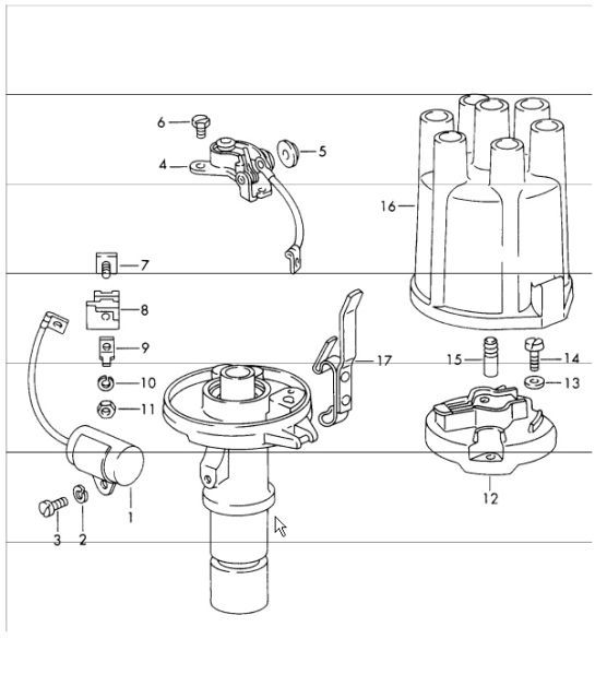 Diagram 901-30 Porsche 944 (1982-1991) 