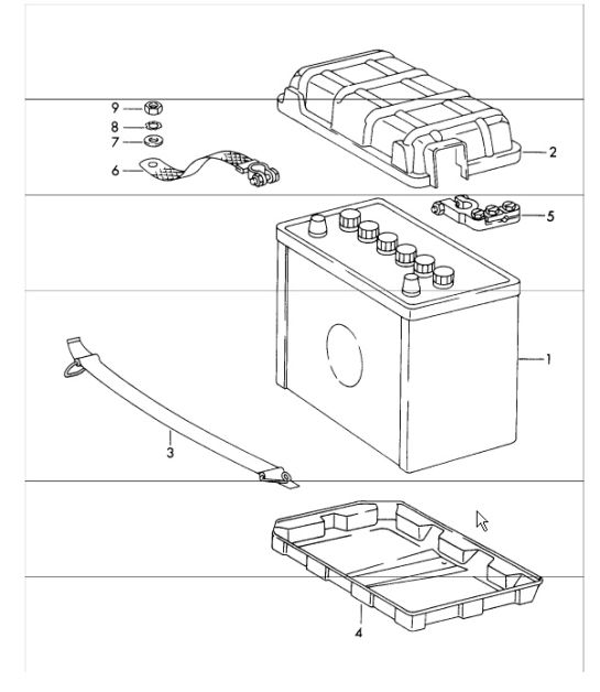 battery 911 upto 1968