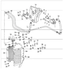 engine lubrication auxiliary units for TYP 911/53/63 - 911 T-E/E/S and 911 T-V 1972