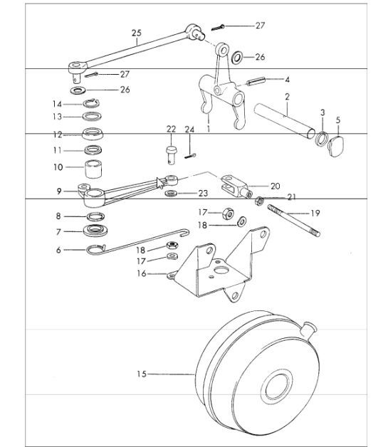 Diagram 301-15 Porsche Boxster S 981 3.4L 2012-16 Transmission