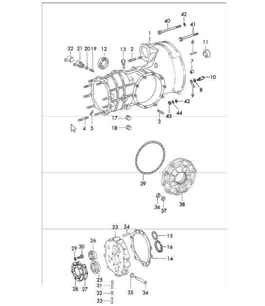Diagram 302-10 Porsche Boxster 718 (982) 2017>> Transmission