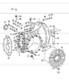 transmission case TYP 915. for 911 1972 ONWARDS