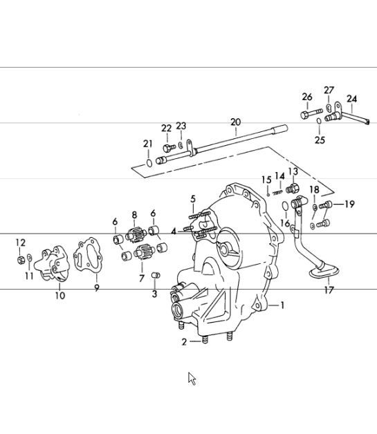 Diagram 302-30 Porsche Cayman 718C (982C) 2017>> Transmission