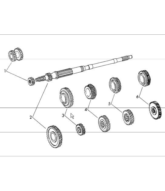 Diagram 303-10 Porsche 992 (911) MK1 2019-2024 Transmission