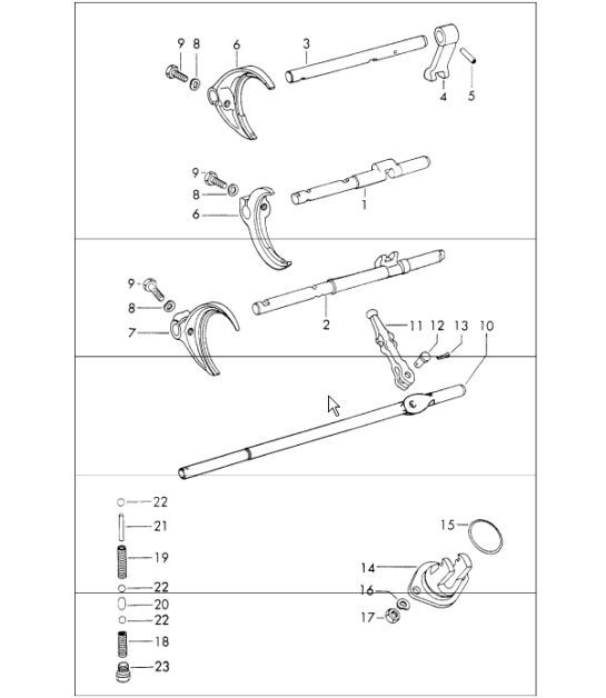 Diagram 304-00 Porsche Panamera 970 MK2 (2014-2016) Transmission