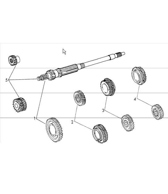 Diagram 308-10 Porsche Macan (95B) MK1 (2014-2018) Transmission