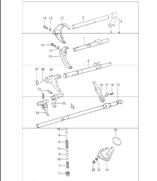 Diagram 309-00 Porsche Macan (95B) MK1 (2014-2018) Transmission