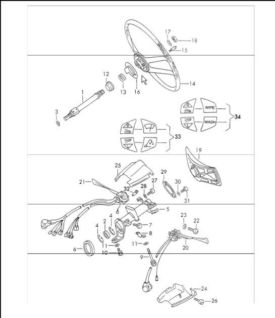 Diagram 403-05 Porsche Boxster 718 (982) 2017>> Front Axle, Steering 