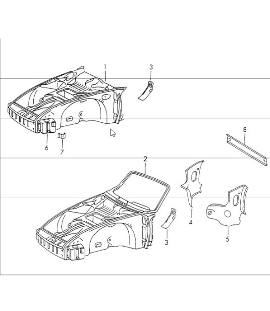 Body front section 911 1970-73